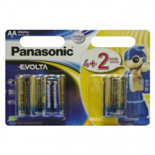 Panasonic LR6 EVOLTA BL*6 (4+2) (Батарейка)