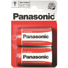Panasonic R20 Zinc Carbon BL*2 (Батарейка)