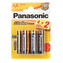 Panasonic LR6 Alkaline Power BL*6(4+2) (Батарейка)